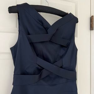Navy Kay Unger dress size 8
